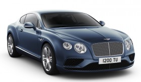Photo de l&rsquo;ext&eacute;rieur de la Bentley Continental GT V8 2016, l&rsquo;avant du v&eacute;hicule.